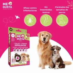 PACK 1 COLEIRA + 2 PIPETAS PARA CÃES
