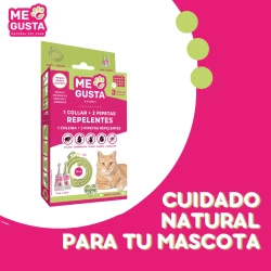 PACK 1 COLEIRA + 2 PIPETAS REPELENTES PARA GATOS