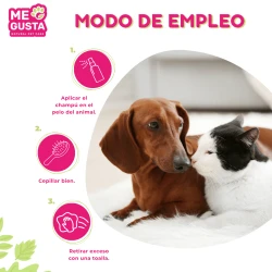 CHAMPÚ BIO EN SECO CON ACEITE DE ARGÁN PARA PERROS Y GATOS 250ml