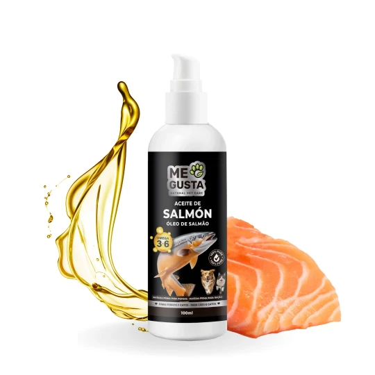 ÓLEO DE SALMÃO PARA CÃES E GATOS, 100ml