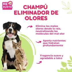 SHAMPOO BIO ELIMINADOR DE ODORES PARA CÃES E GATOS 300ML